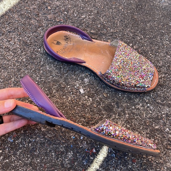 Alparpargatus glitter flats size 37 made in Spain 🇪🇸 - Picture 3 of 9